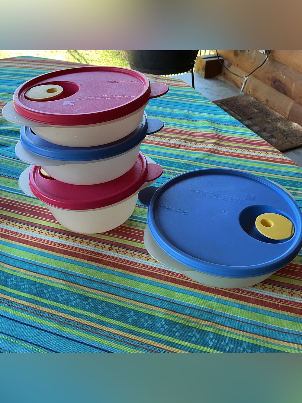 Tupperware CrystalWave Microwavable Bowls - set of 4